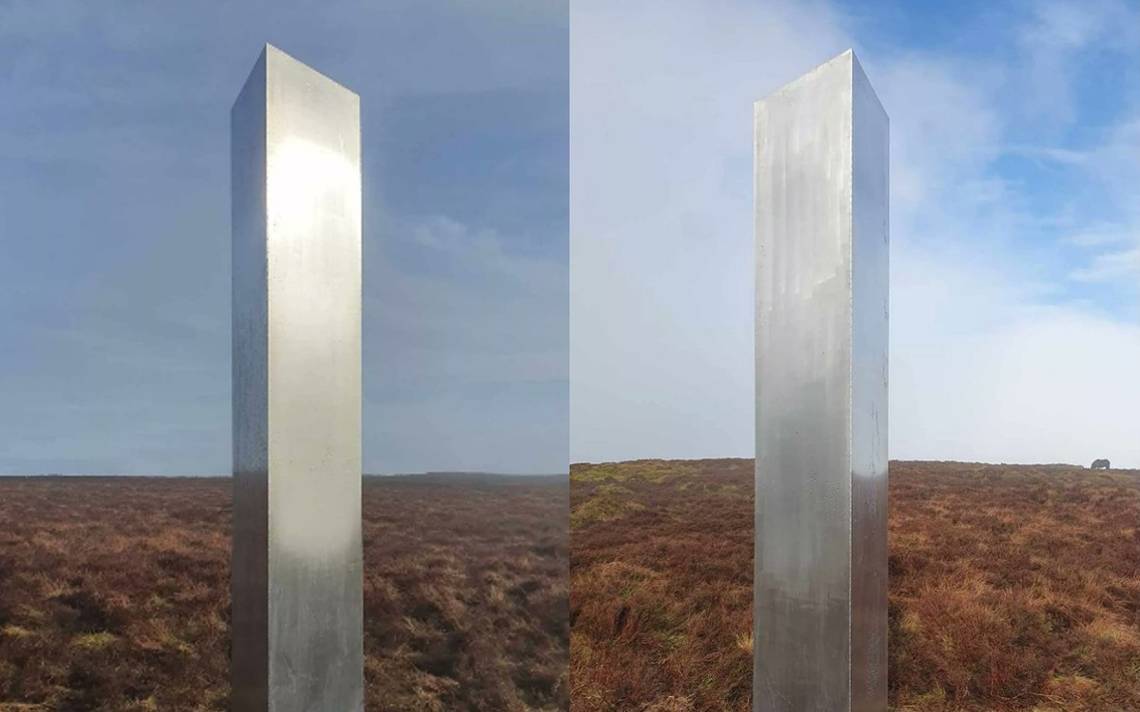 Metal monolith appears on a hill in Wales, what could it be?