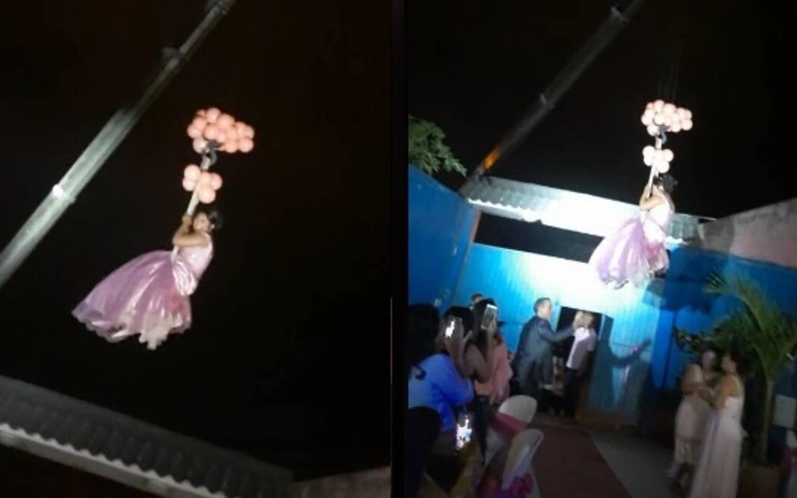 Quinceañera makes triumphal entrance helped by a crane and goes viral [Video]