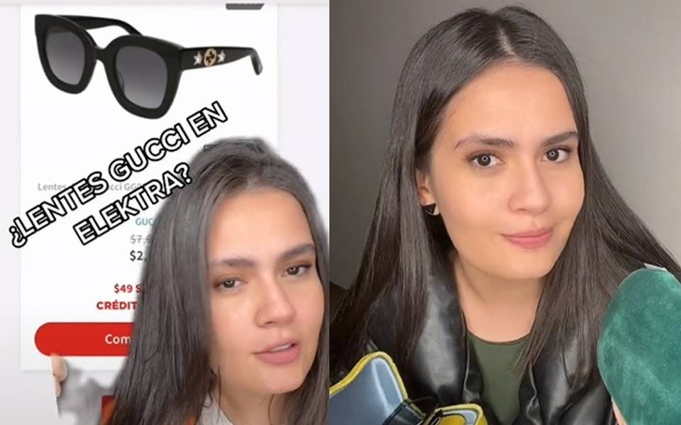 Tiktoker asegura que gafas Gucci ofertadas en Elektra no son originales - El de | Noticias Locales, Policiacas, sobre México, Puebla y Mundo