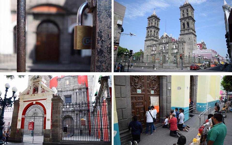 Por Covid-19, iglesias de Puebla cierran sus puertas el día de la visita a  las siete casas Puebla coronavirus salud religion iglesias señor de las  maravillas Semana Santa Jueves Santo - El