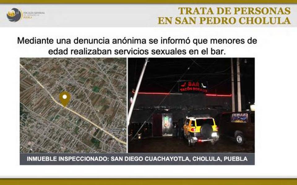 Rescatan a dos adolescentes del bar 'El tacón dorado' en San Cholula - El Sol de Puebla | Noticias Locales, Policiacas, sobre México, Puebla y el Mundo